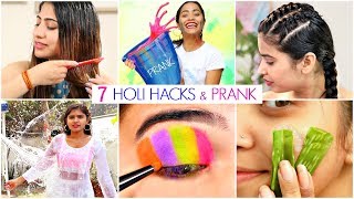 Life Saving HOLI HACKS amp Funny PRANK  Anaysa [upl. by Smoot]