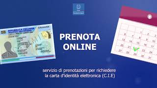 Carta didentità elettronica come fissare un appuntamento con quotPrenota Onlinequot [upl. by Oirramaj]