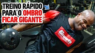 ⭕ 3 EXERCÍCIOS PARA AUMENTAR O OMBRO treino rápido e intenso [upl. by Pangaro]