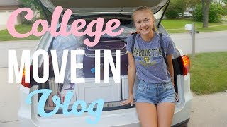 COLLEGE MOVE IN VLOG 2017  Marquette University [upl. by Ecnirp296]