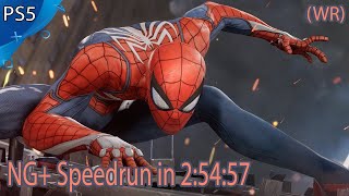 SpiderMan Remastered  PS5 Any NG Speedrun in 25457 WR on 6821 [upl. by Eerehc492]