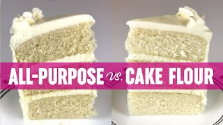 AllPurpose Flour vs Cake Flour [upl. by Brawner789]