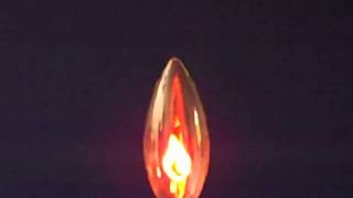 3CTC Flicker Flame Bulb in Action [upl. by Allecnirp]