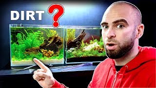 DIRT BETTER THAN AQUA SOIL low tech planted aquarium  MD FISH TANKS [upl. by Asinet855]