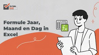 Instructievideo Formule JAAR MAAND en DAG in Excel  Ter Zake Excel [upl. by Gretta]