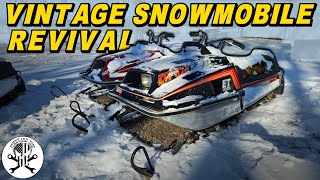 Will this ABANDONED Snowmobile RUN amp RIDE Again  How to Make an Old Sled Reliable [upl. by Kopp461]