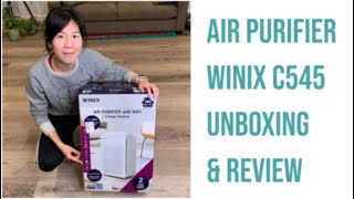 Winix C545 unboxing setup review cleaning of 4stage air purifier available at Costco amp Amazon [upl. by Seadon]