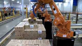 ABB Robotics  Palletizing Cartons [upl. by O'Donoghue375]