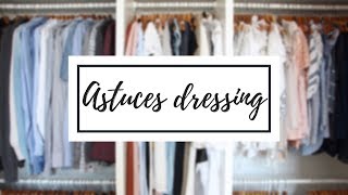 8 astuces rangement  Dressing amp accessoires [upl. by Ardnu909]