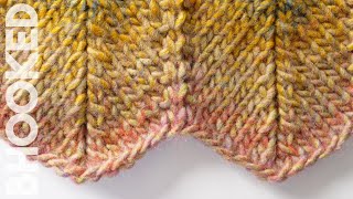 Knit Chevron Stitch StepbyStep Instructions [upl. by Dahsraf328]