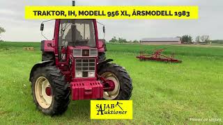 Traktor IH modell 956 XL årsmodell 1983  Sajab Auktioner [upl. by Llerroj]