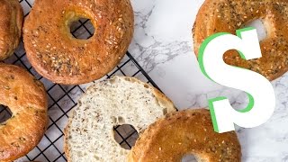 Homemade Bagel Recipe  SORTED [upl. by Navets]