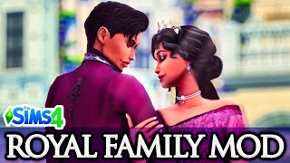 ROYAL FAMILY MOD  The Sims 4 Mod Review [upl. by Acisseg825]