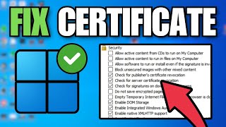 How To Fix SSL Certificate Error  Full Tutorial [upl. by Schultz]