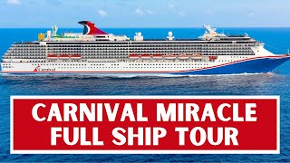 Carnival Miracle Full Ship Tour and Walk Through [upl. by Alahc20]