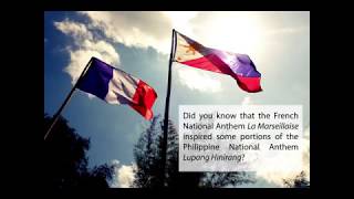 French and Philippine national anthems [upl. by Mapes139]