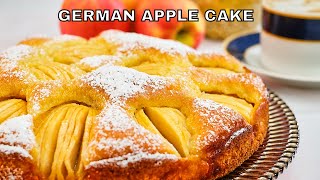 German Apple Cake Apfelkuchen [upl. by Eiliab]