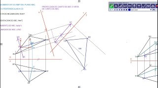 Geometría Descriptiva  Teoría de Proyección de Planos [upl. by Norad]