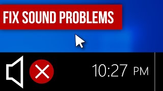 How to Fix ALL Sound Problems on Windows 10 Best Ways [upl. by Shaine291]