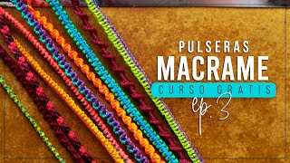 10 PULSERAS FÁCILES Y RÁPIDAS 💥» Ep 31  pulseras de hilo  friendship bracelets ● Curso de Macrame [upl. by Neelloj]