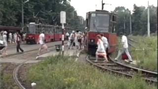 Tramwaje w Gdansku 1989 [upl. by Silrak31]