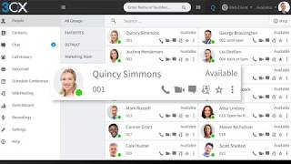 The 3CX Web Client at a Glance [upl. by Yuzik]