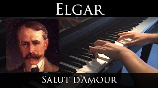 Elgar  Salut dAmour piano solo [upl. by Arrehs]