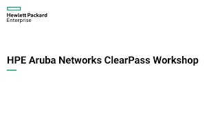 HPE HPE Aruba Networks Networking ClearPass Workshop  Onboard 2  Onboard configuration [upl. by Seften]