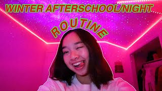 WINTER AFTERSCHOOLNIGHT ROUTINE Vlogmas Day 3  Nicole Laeno [upl. by Osborn]