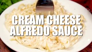 CREAM CHEESE ALFREDO SAUCE [upl. by Nosnek]