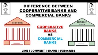 Difference between Commercial Banks and Cooperative Banks in India [upl. by Nnylatsirk600]