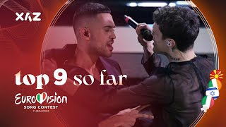 Eurovision 2022 Top 9  NEW 🇮🇪🇮🇱🇮🇹🇲🇰 [upl. by Bixler]