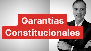 LAS GARANTÍAS CONSTITUCIONALES Art 18 Constitución Nacional Argentina Derecho Constitucional [upl. by Ahsinrats]