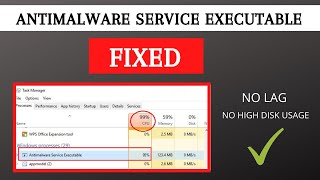 Solved Antimalware Service Executable High Disk Usage Windows 10 2023 [upl. by Eanrahs]