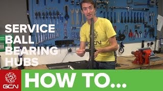 How To Service Shimano Ball Bearing Hubs  Service A Shimano Hub [upl. by Charmian]