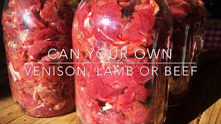 Canning Meat Super Easy Raw Pack [upl. by Atnomed]