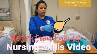 NURSING SKILL RETENTION ENEMA [upl. by Shepard]