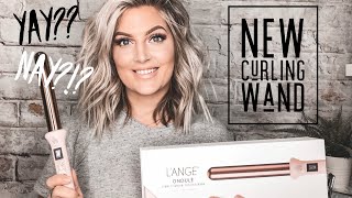 MESSY CURLS HAIR TUTORIAL  New Lange Wand [upl. by Asoramla]