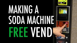 How to Set a Soda Machine to Free Vend [upl. by Marl]