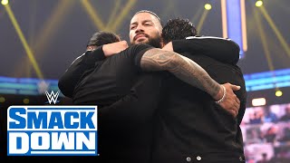 Roman Reigns brings his family back together SmackDown July 9 2021 [upl. by Nedia28]