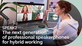 Professional speakerphones for hybrid working  Jabra Speak2 [upl. by Kavita469]