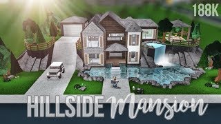 Bloxburg Hillside Mansion 188K [upl. by Eziechiele]