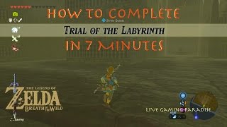 Breath of the Wild  Trial of the Labyrinth FAST Guide [upl. by Akahs]