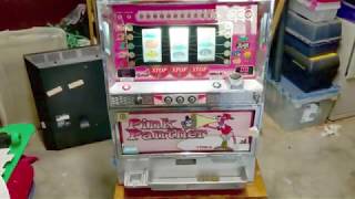 Yamasa Pink Panther Slot Machine Repair  The reel stop buttons dont work FIXED [upl. by Anividul]