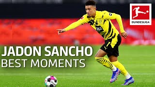 Jadon Sancho  Best Moments Goals Skills amp More [upl. by Eartnoed707]