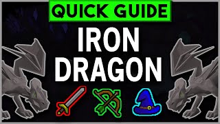 OSRS Iron Dragon Slayer Guide  No Antifire Method  Quick Guide 2020 [upl. by Attah416]