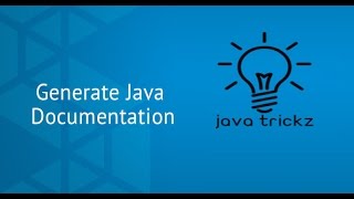 Generate Javadoc from command line  JAVA [upl. by Opportina]