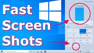 FASTEST WAY  How to Take and Share a Screenshot on Windows 10 [upl. by Atiluap]