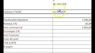 Comment calculer une facture [upl. by Eelime]