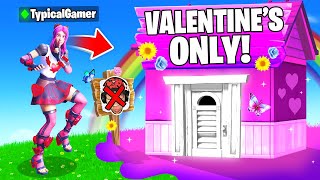 I Went UNDERCOVER in a VALENTINES DAY ONLY Tournament Fortnite [upl. by Anirrehs]